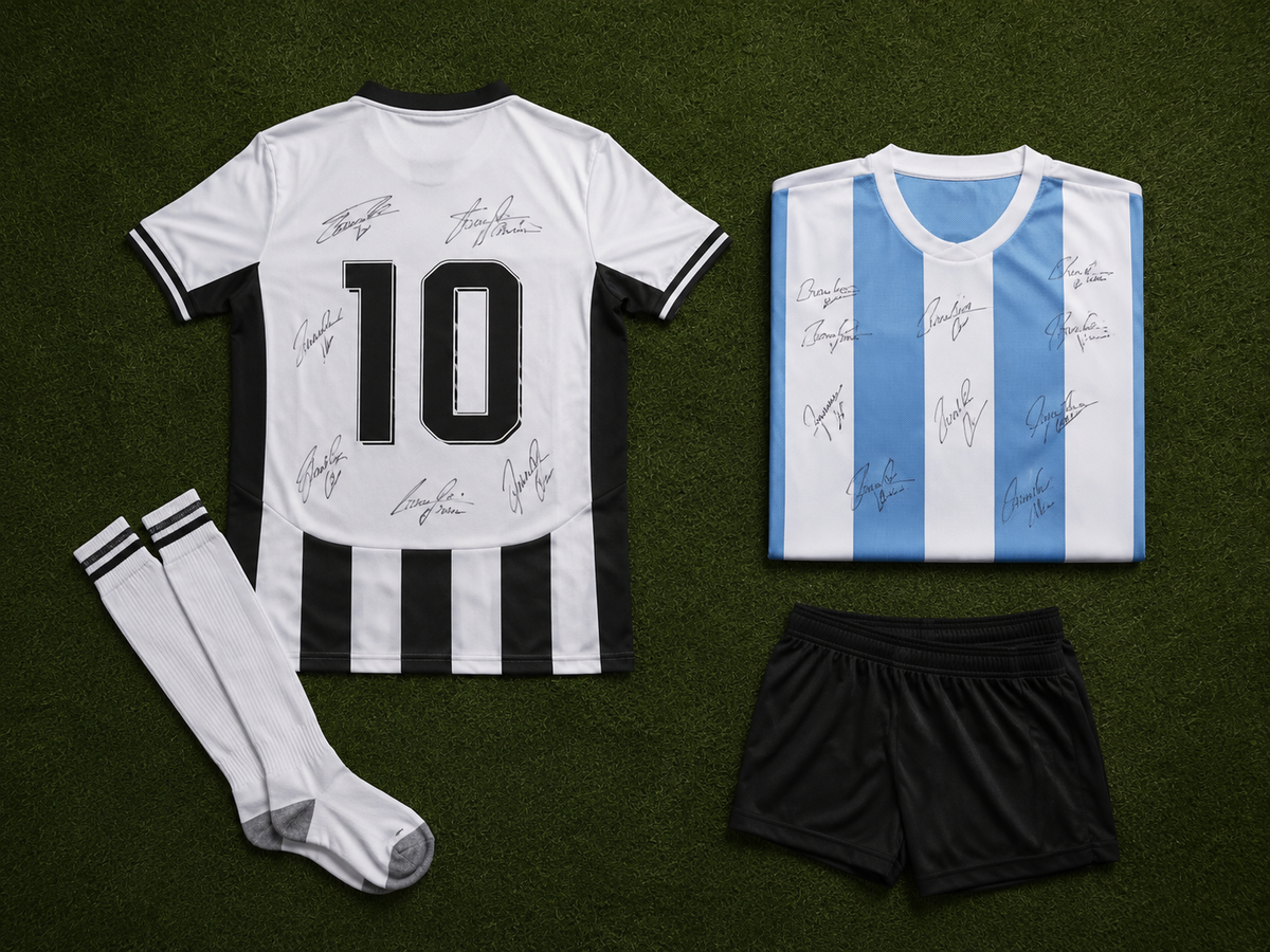 Signed Mens Jerseys - Authentic Autographed Soccer Gear