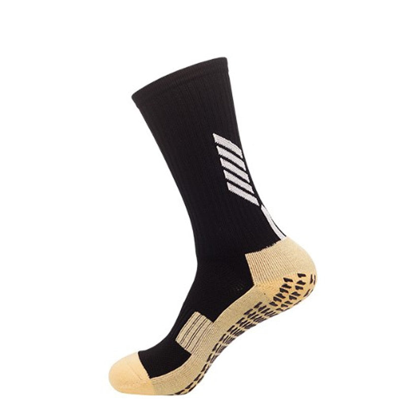Anti Slip Football Soccer Socks - Men, Teen & Kids