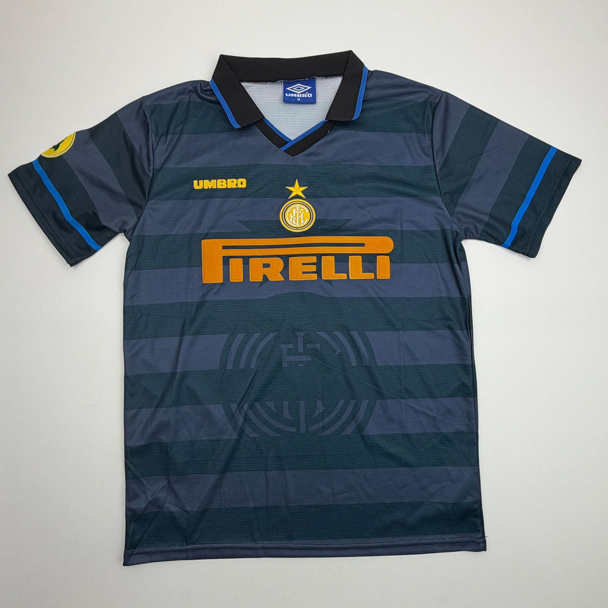 Signed Javier Zanetti Inter Milan Navy Blue Jersey | BAS COA