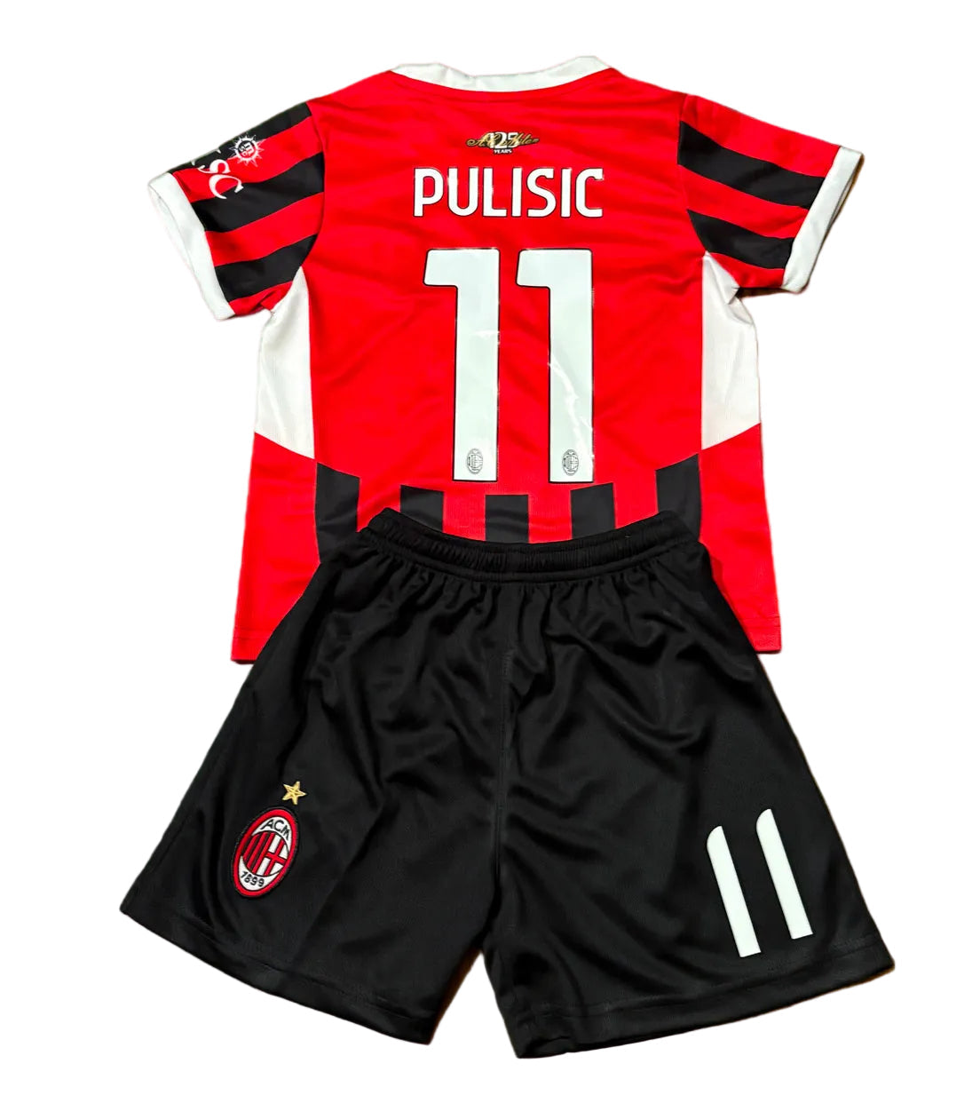 Christian Pulisic AC Milan Kids Jersey Kit - 2 Piece Set