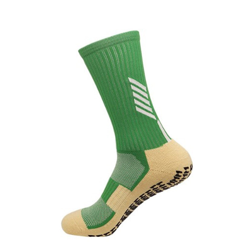 Anti Slip Football Soccer Socks - Men, Teen & Kids