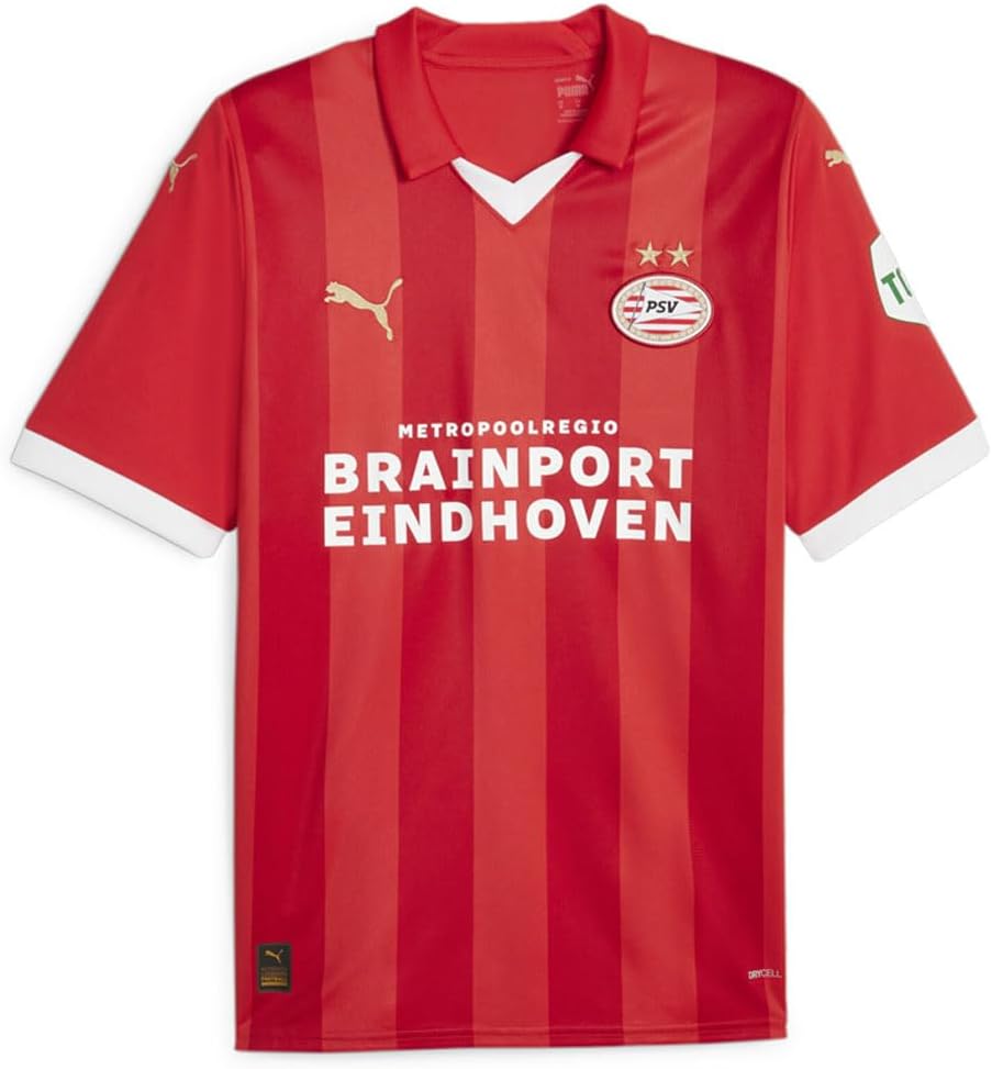 PUMA PSV Eindhoven 23/24 Men's Home Jersey (as1, Alpha, m, Regular, Regular) Red