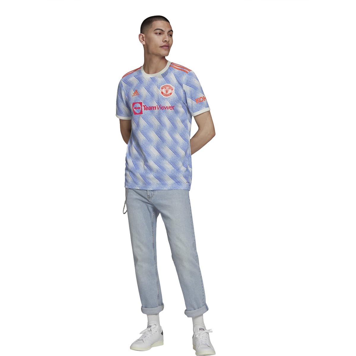 adidas Men's 2021-22 Manchester United Home Jersey