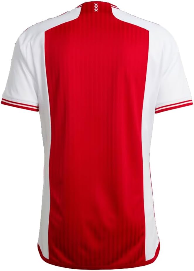adidas Men's Soccer Ajax 23/24 Home Jersey - A Legacy-Inspired Red and White Jersey with Heritage Front and Center (as1, Alpha, x_l, Regular, Regular)