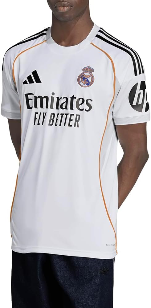 Adidas 2025-26 Real Madrid Men's Stadium Home Soccer Jersey