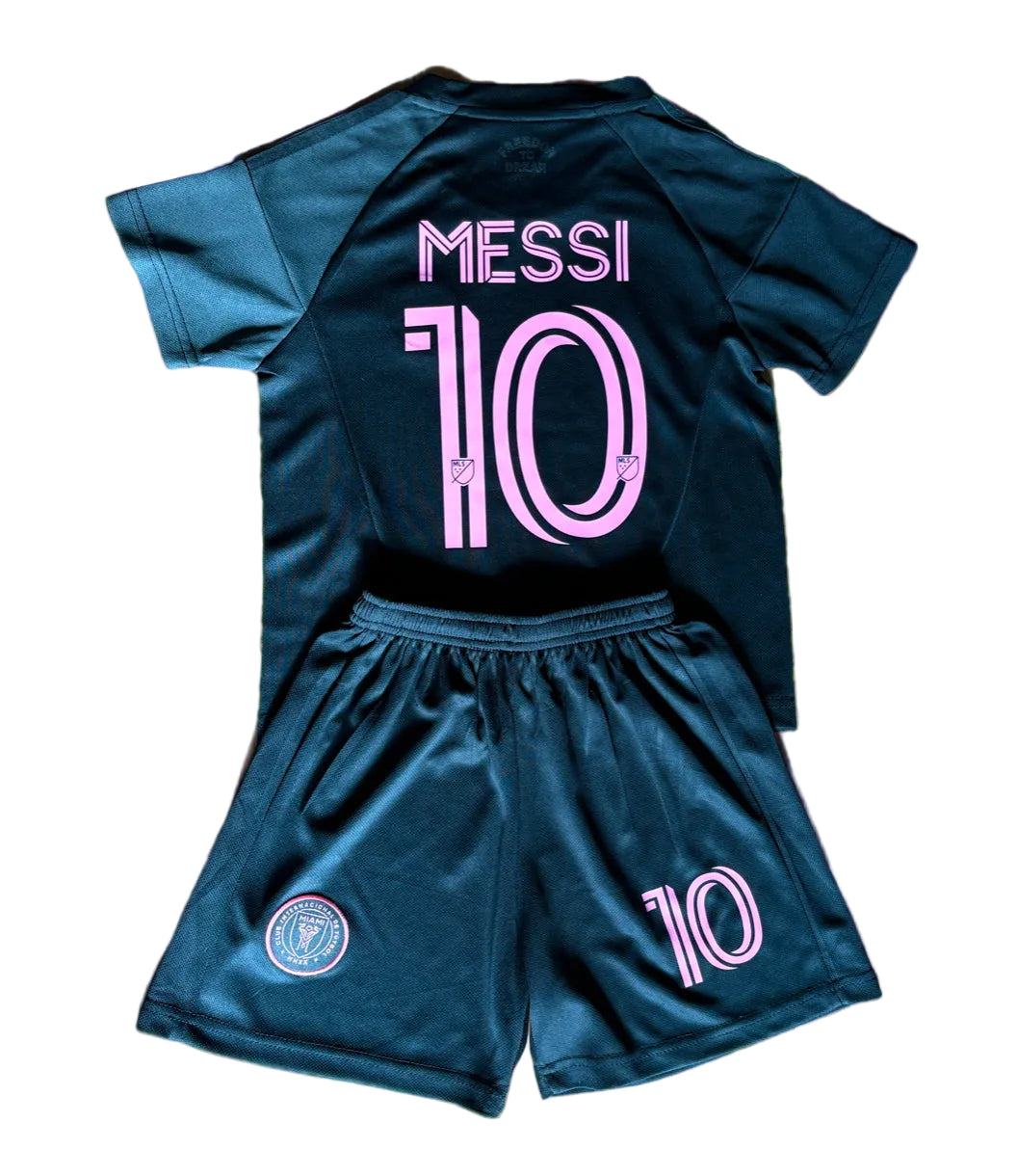 Lionel Messi Black Miami Jersey - 2025 Kids Set