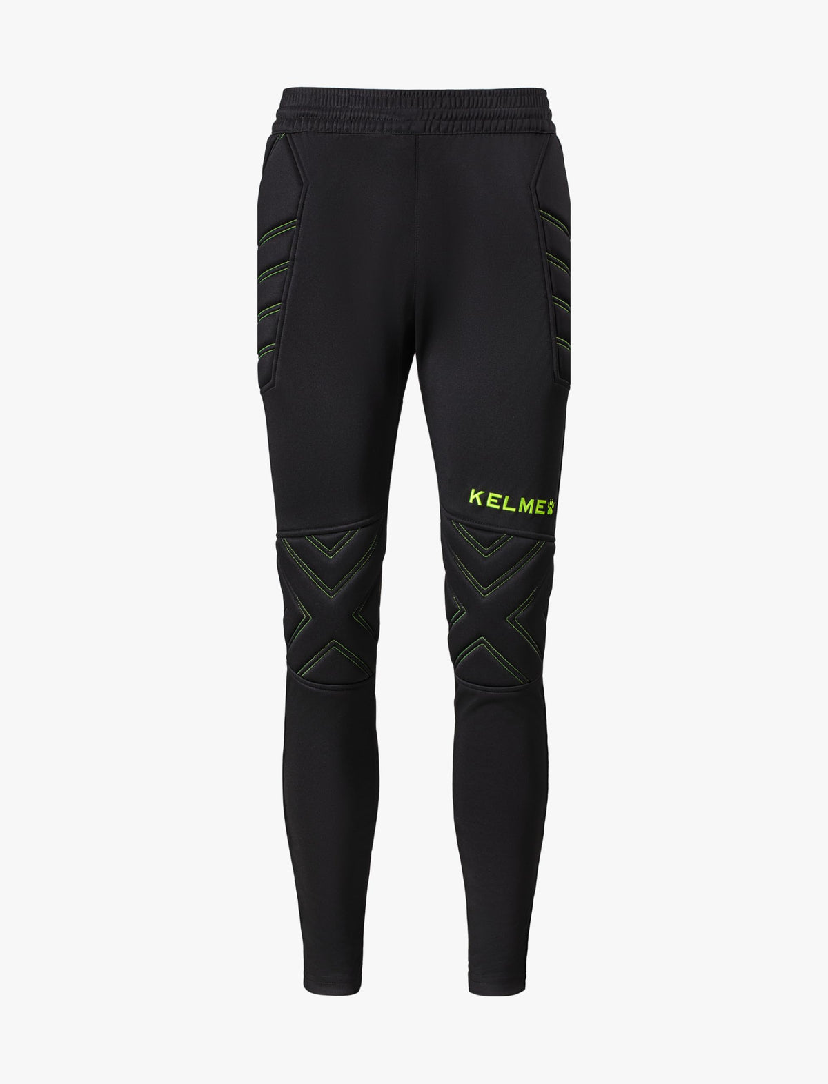 KELME Men's Soccer Goalkeeper Padded Sport Pants Knee Protection