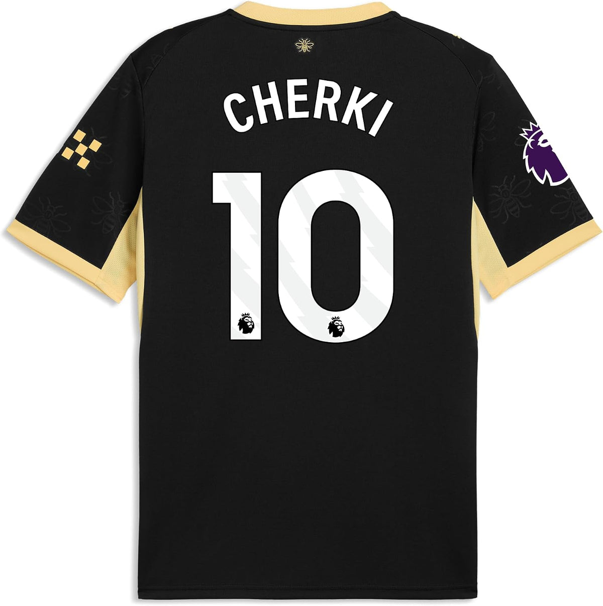 PUMA Men's Manchester City 2026/27 CHERKI #10 Away Jersey - Black