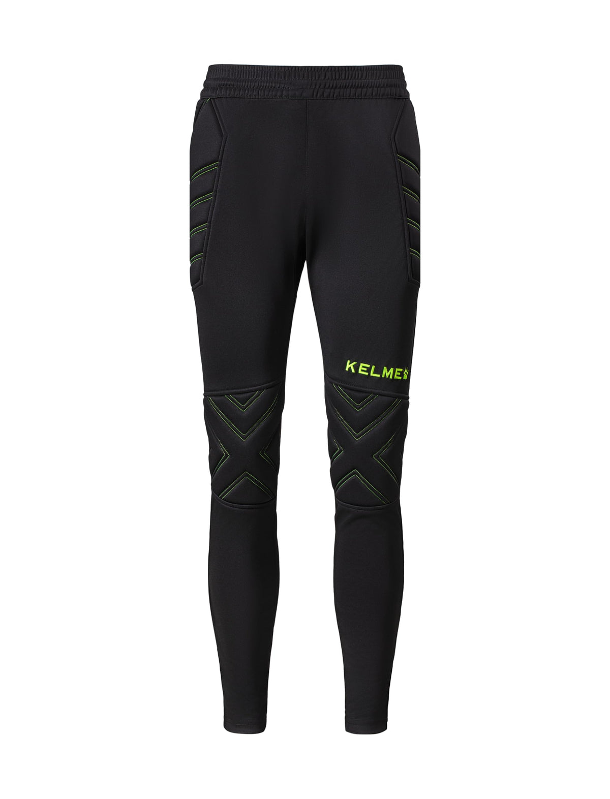 KELME Men's Soccer Goalkeeper Padded Sport Pants Knee Protection