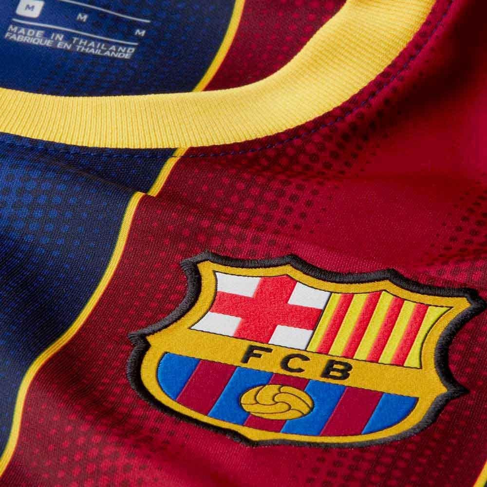 Nike mens Barcelona Home Jersey 20-21 Coat, Red Blue, Medium