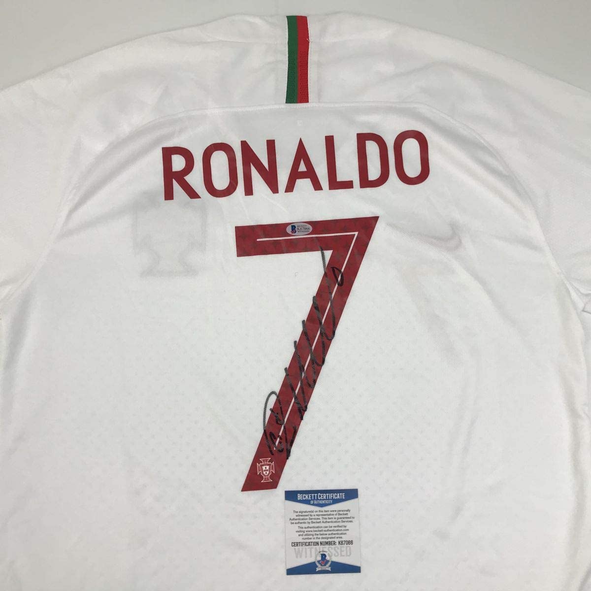 Autographed Cristiano Ronaldo Portugal World Cup Jersey