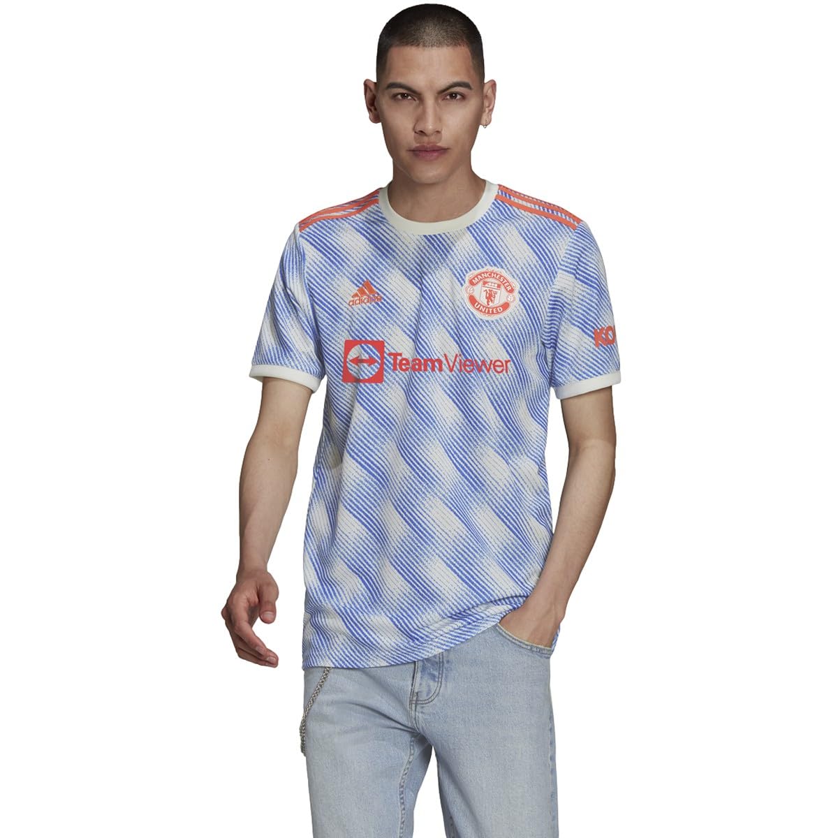 adidas Men's 2021-22 Manchester United Home Jersey