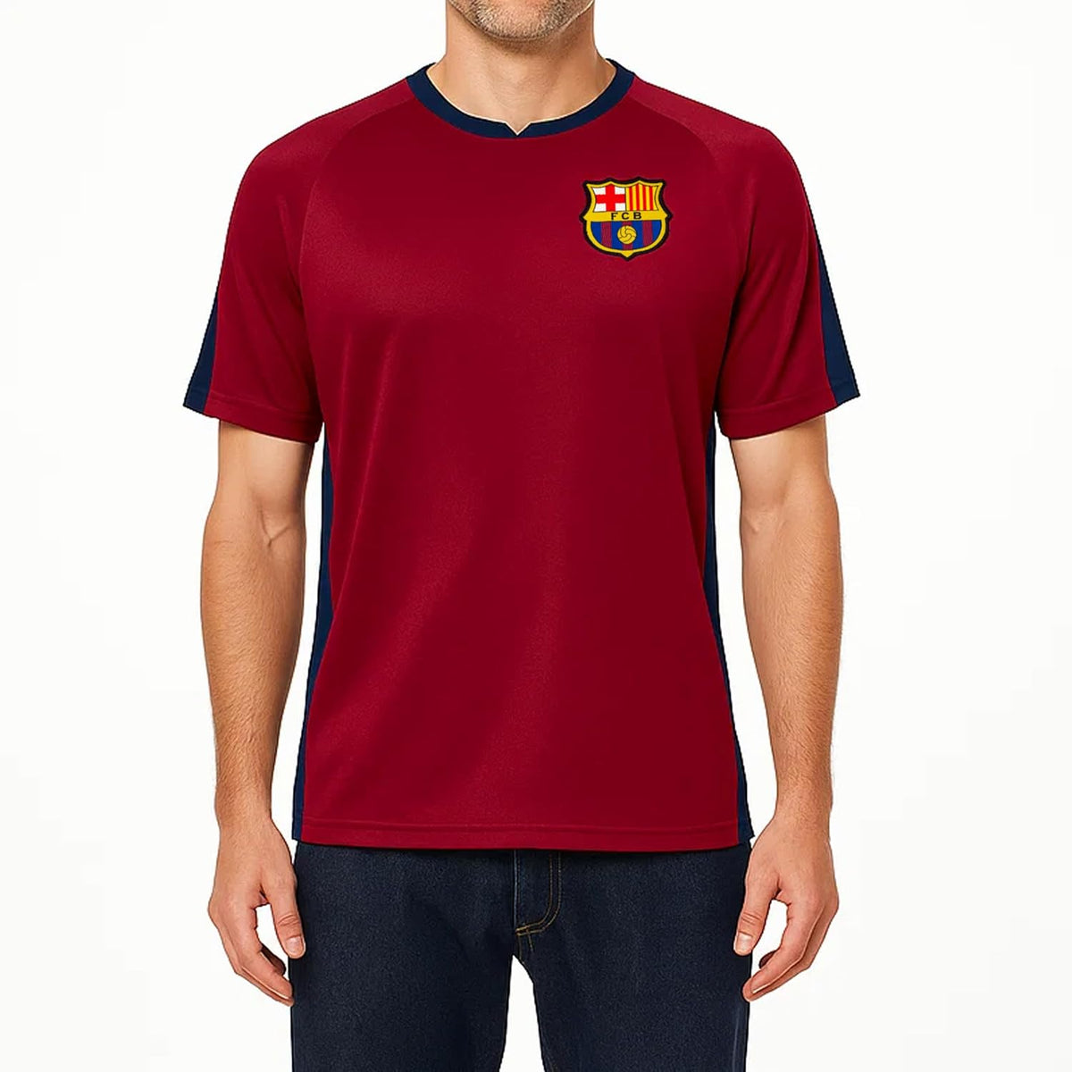 Icon Sports Officially Licensed FC Barcelona Game Day Shirt - Unisex Adult