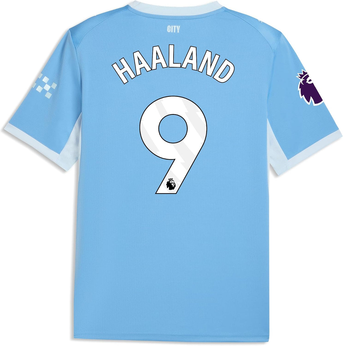 PUMA Men's Manchester City 2026/27 HAALAND #9 Home Jersey - Blue