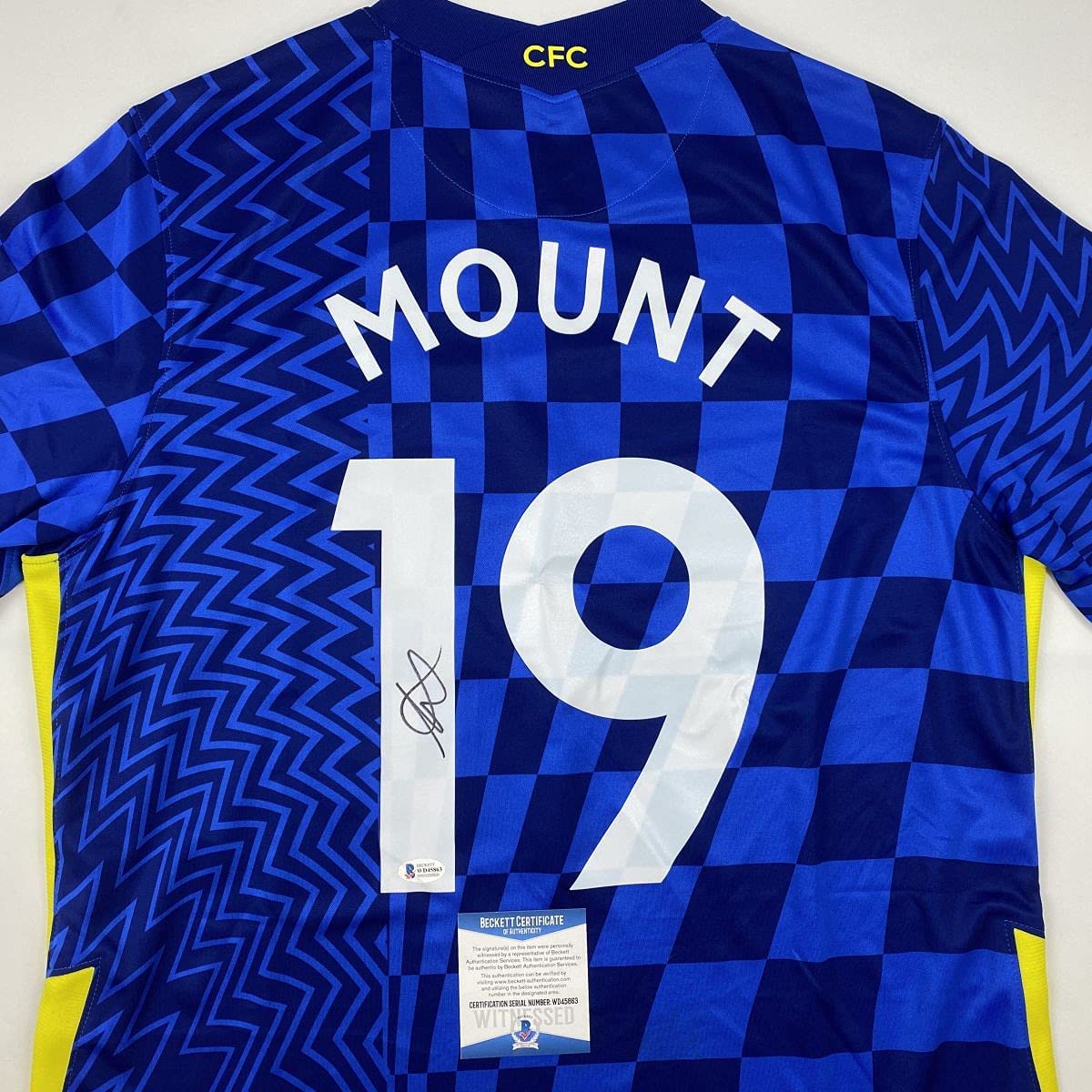 Autographed Signed Mason Mount Chelsea FC Jersey | Beckett