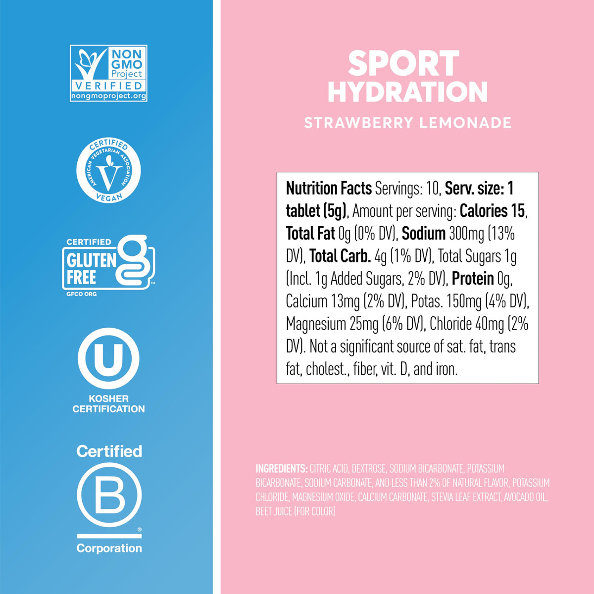 Nuun Sport Electrolyte Tablets with Magnesium, Calcium, Potassium, Chloride & Sodium, Gluten Free & Vegan, Mixed Flavors, 6 Pack (60 Servings Total)