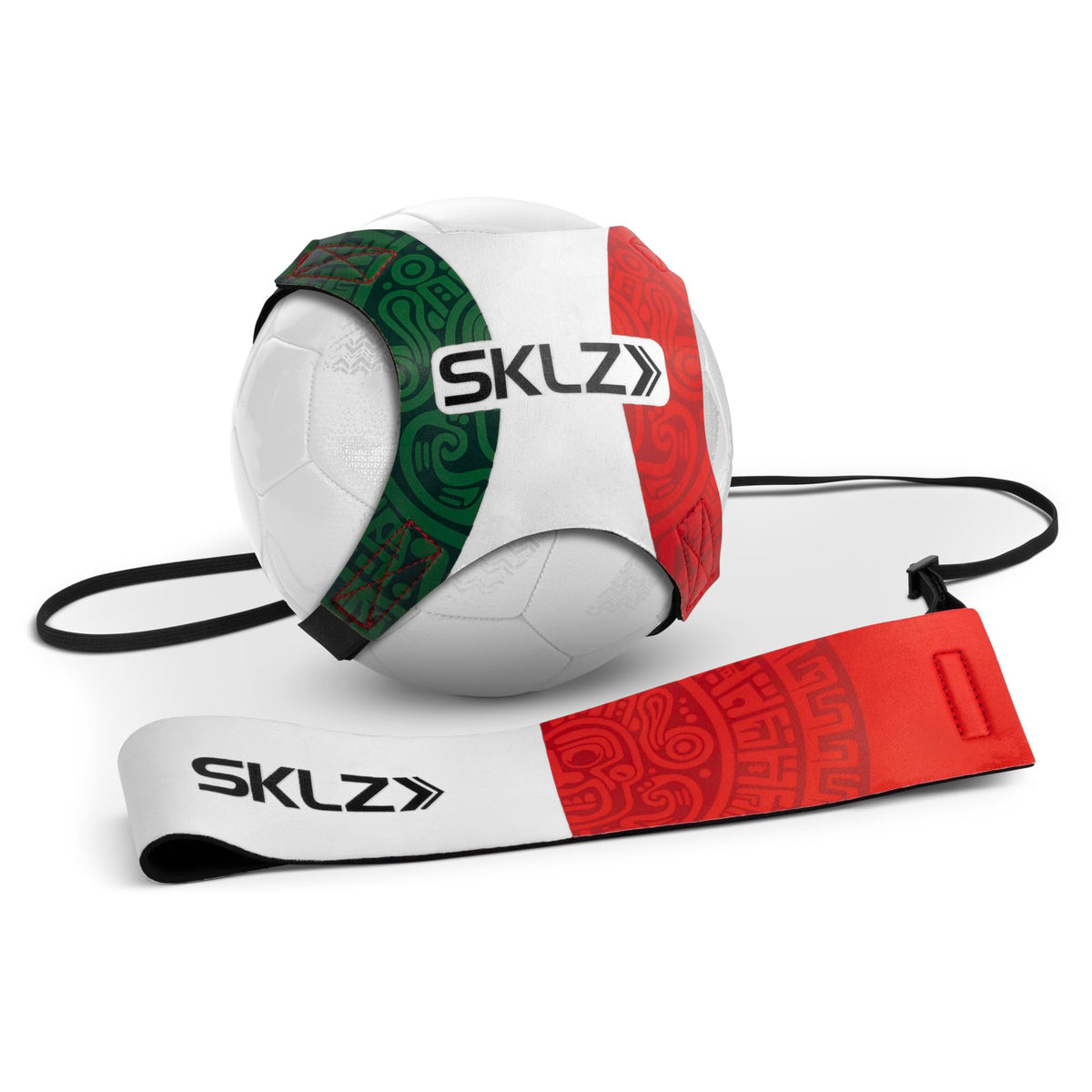 SKLZ Star-Kick Solo Soccer Trainer | Hands-Free Kicking and Passing Practice | Adjustable Cord and Waistband | Multiple Ball Sizes | Youth Players |Perfect for Enhancing Ball Control Skills