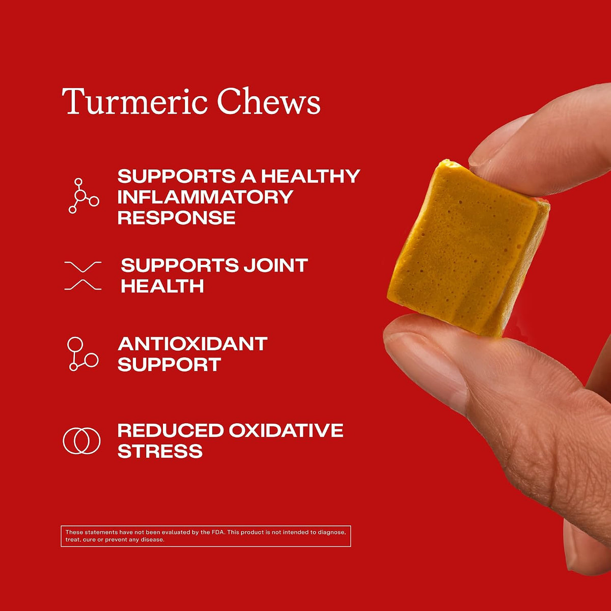 HumanN Turmeric Chews, Curcumin Complex, Orange Citrus Flavor, 30 Ct