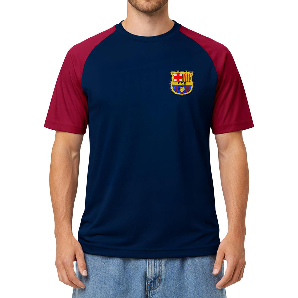Icon Sports Officially Licensed FC Barcelona Game Day Shirt - Unisex Adult
