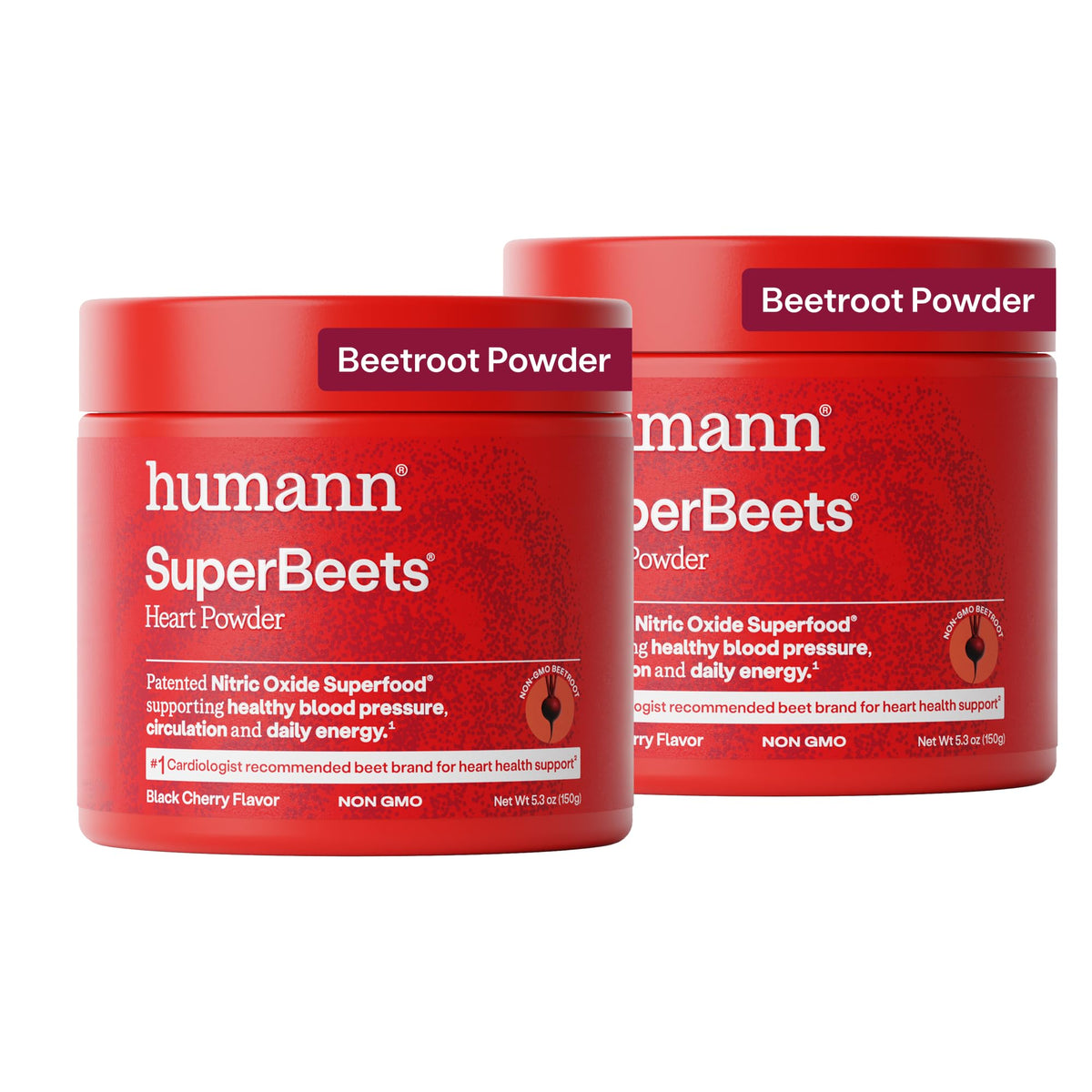 HumanN SuperBeets Beet Root Powder, Black Cherry Flavor, 30 Servings