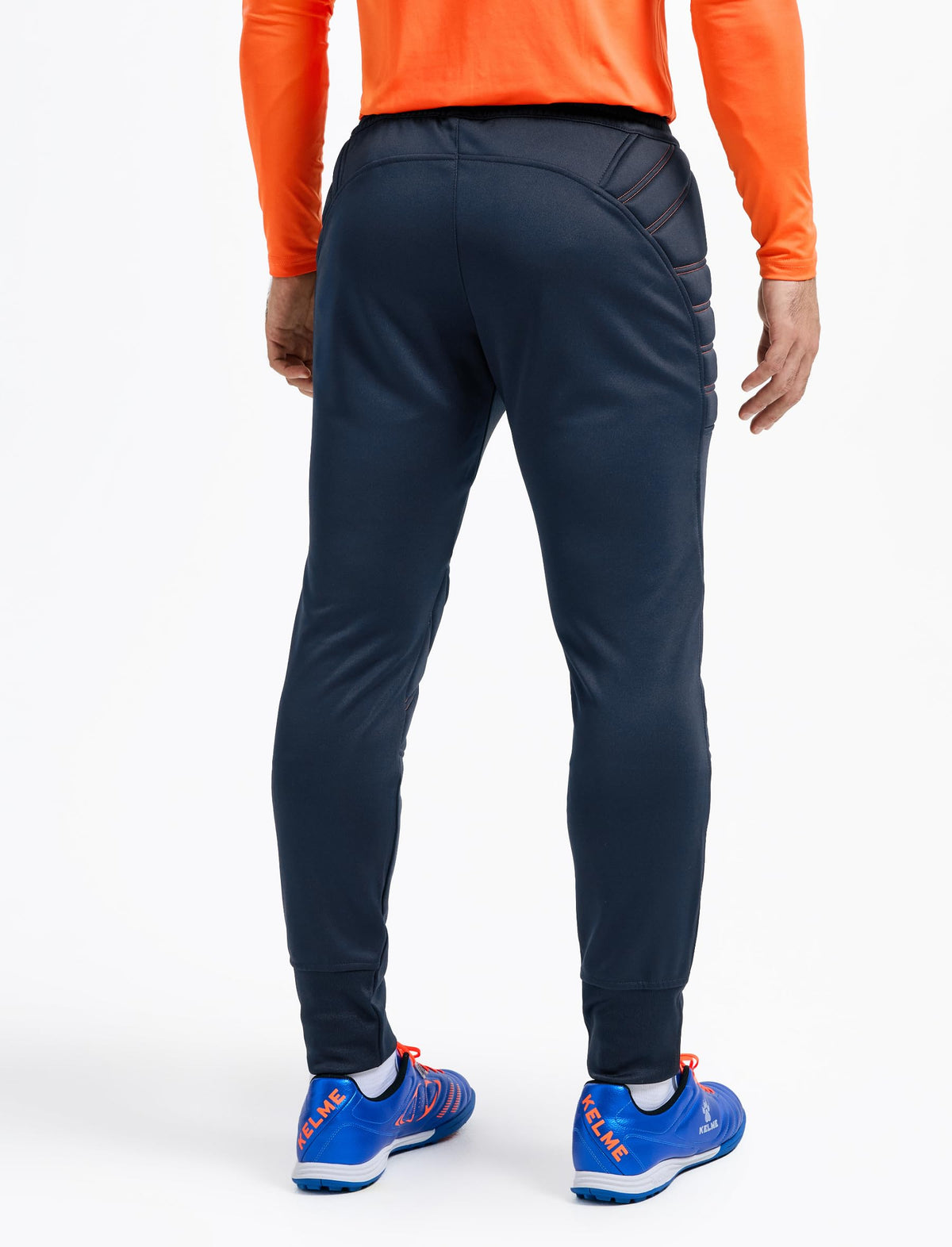 KELME Men's Soccer Goalkeeper Padded Sport Pants Knee Protection