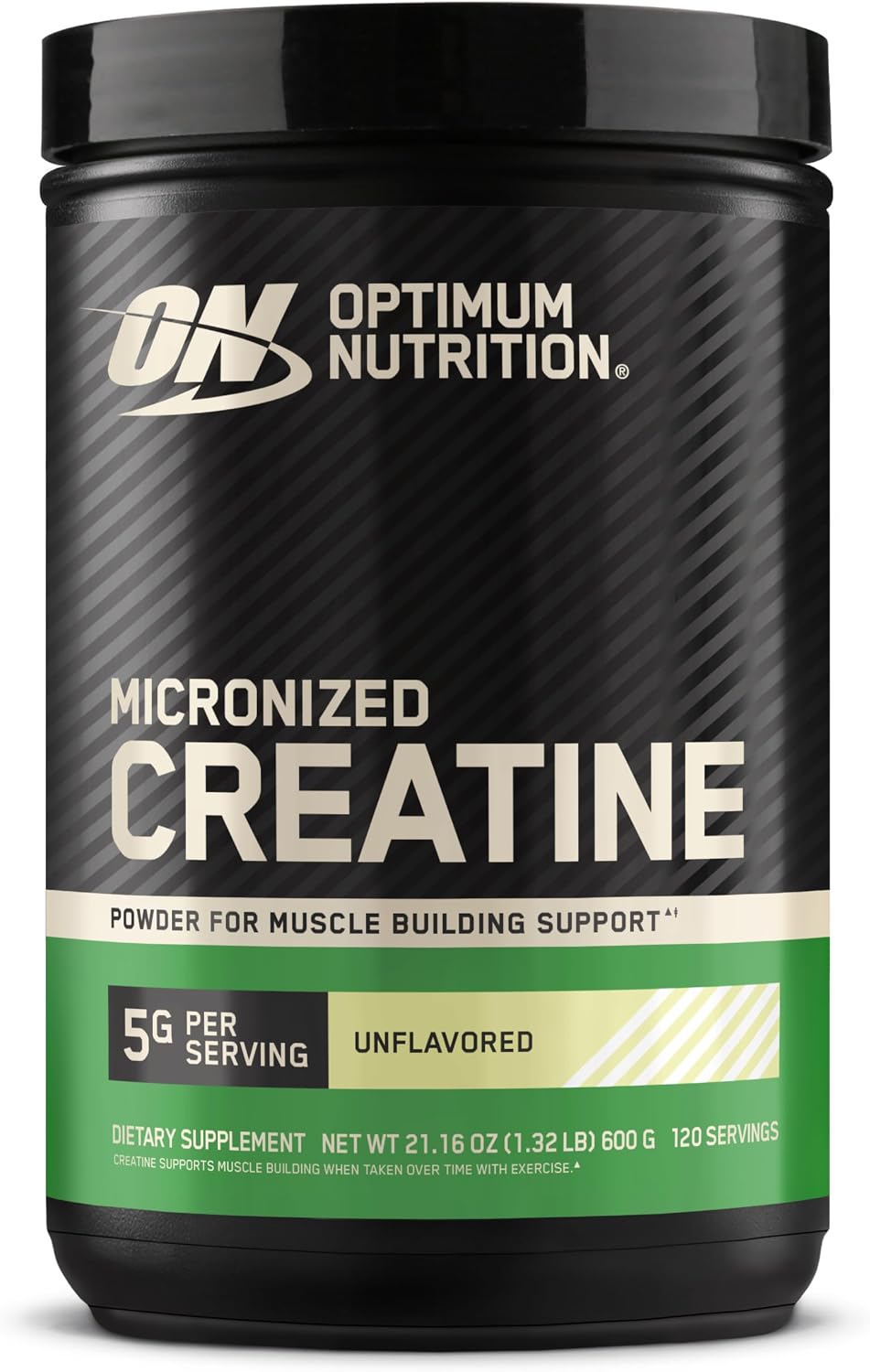 Optimum Nutrition Creatine Monohydrate Powder, Unflavored, 1.32 LB