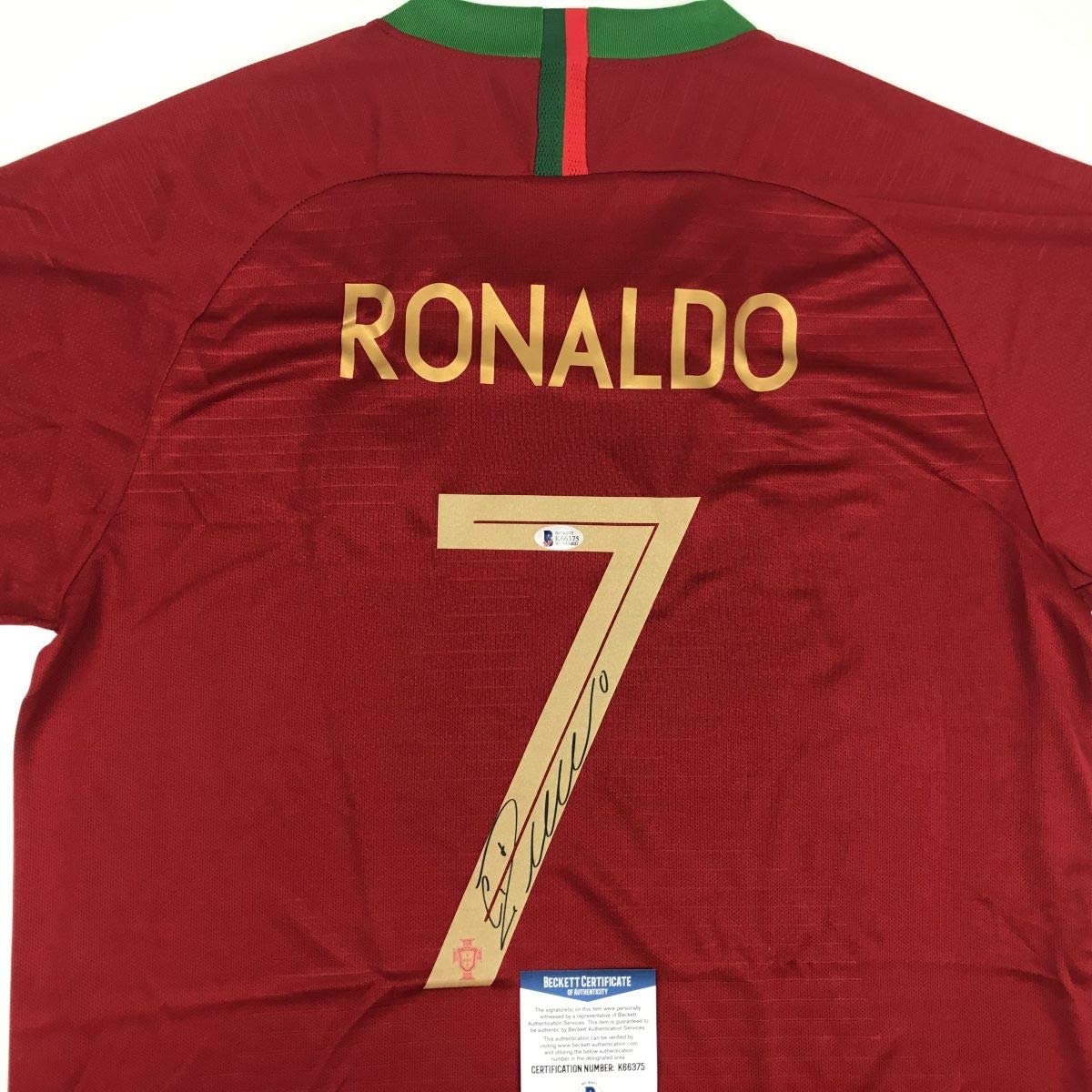 Signed Cristiano Ronaldo Portugal World Cup Jersey - BAS