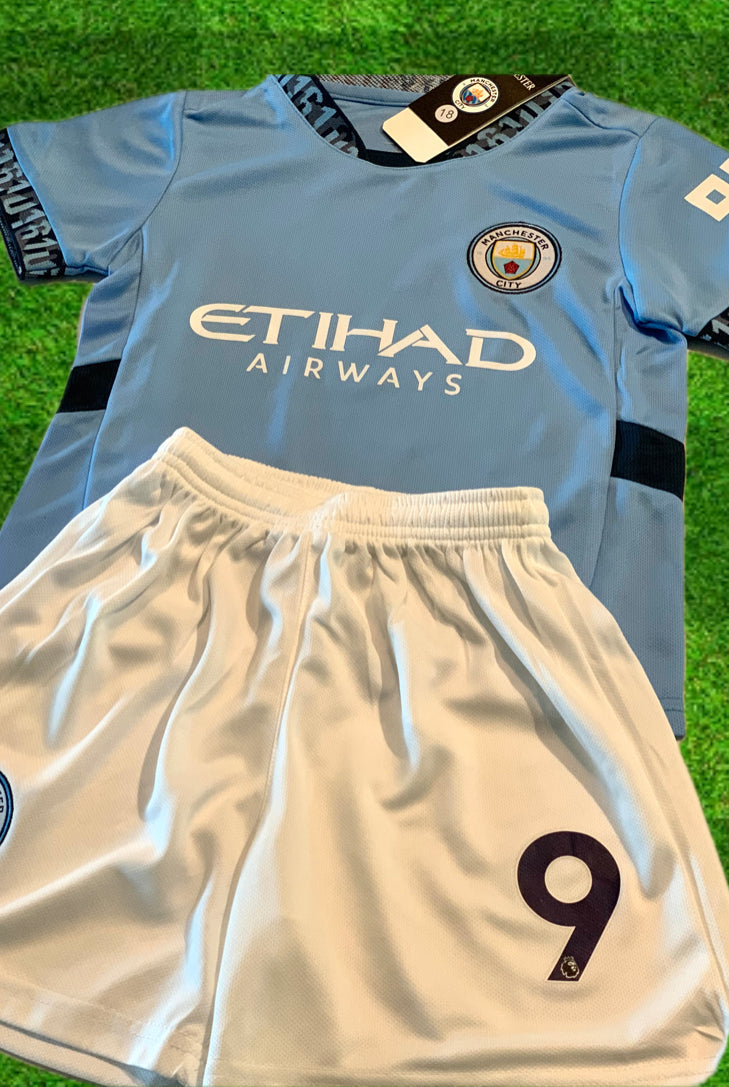 Erling Haaland Kids Soccer Jersey - Manchester City