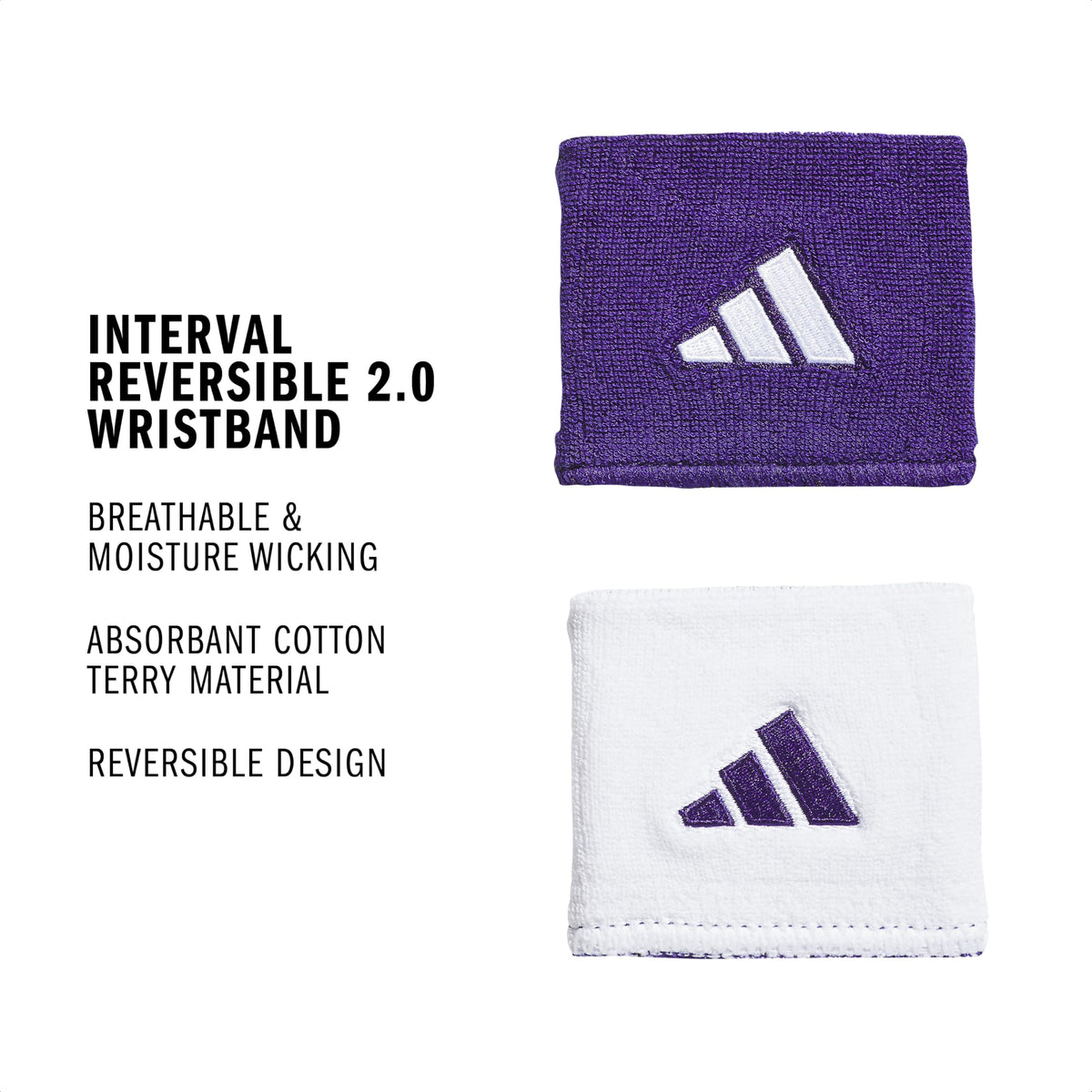 adidas Interval Reversible Wristband