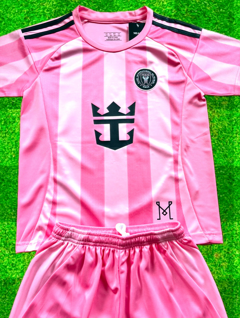 Pink Lionel Messi Kids Soccer Jersey - Set of 2