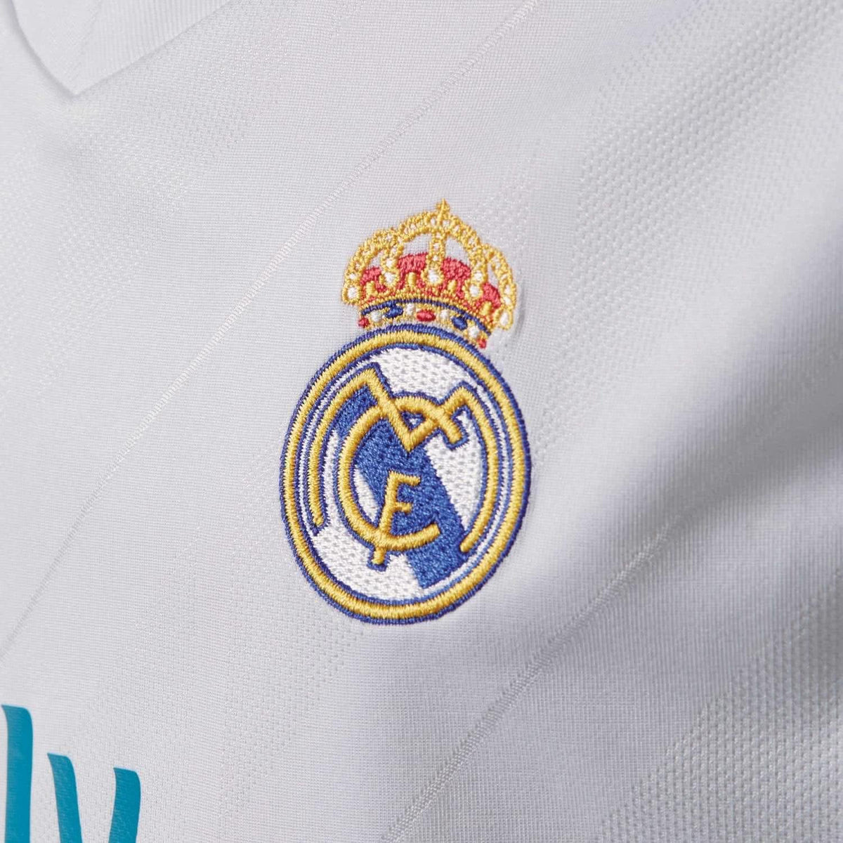 adidas 2017-2018 Real Madrid Home Football Soccer T-Shirt Jersey (Kids)