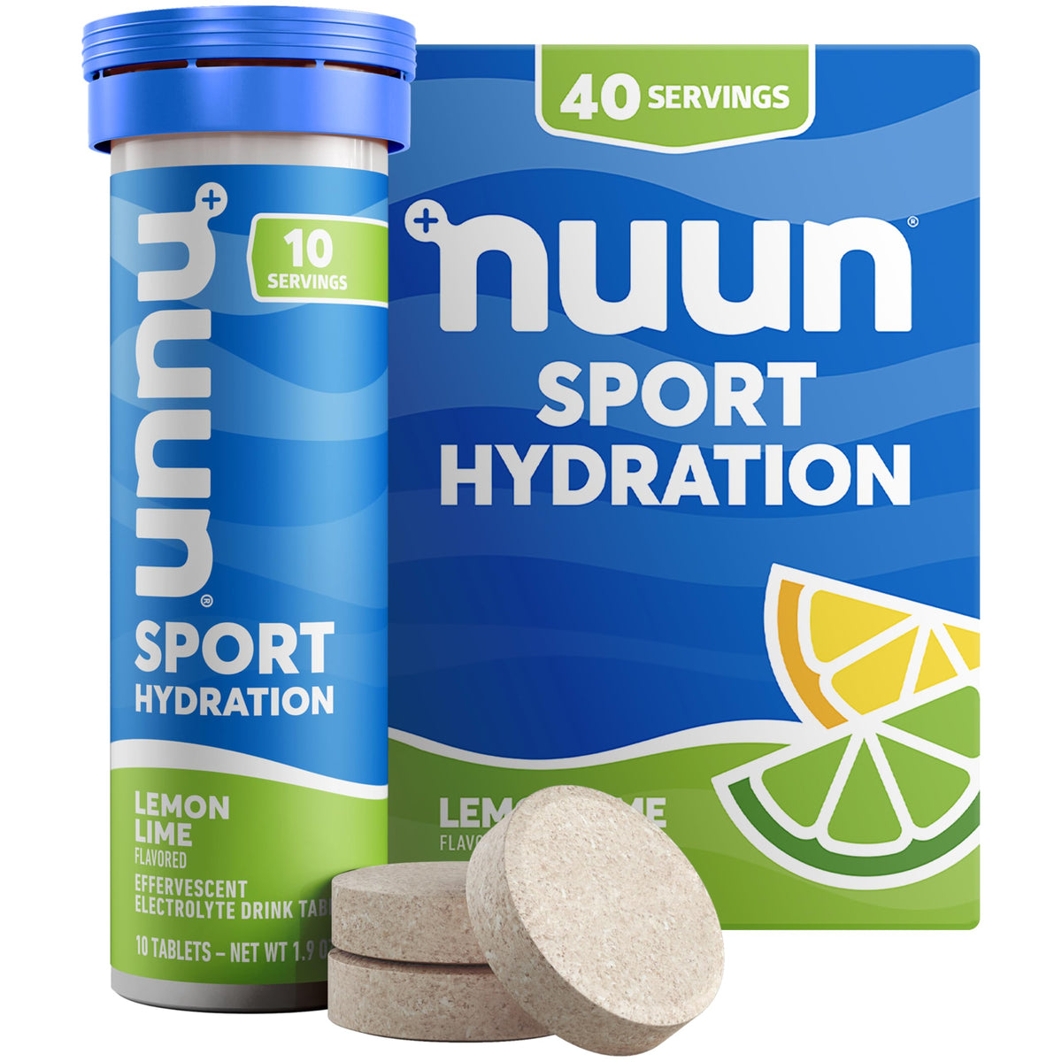 Nuun Sport Electrolyte Tablets with Magnesium, Calcium, Potassium, Chloride & Sodium, Gluten Free & Vegan, Mixed Flavors, 6 Pack (60 Servings Total)