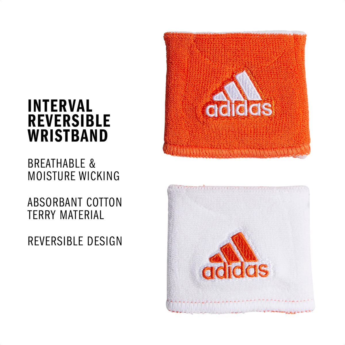 adidas Interval Reversible Wristband