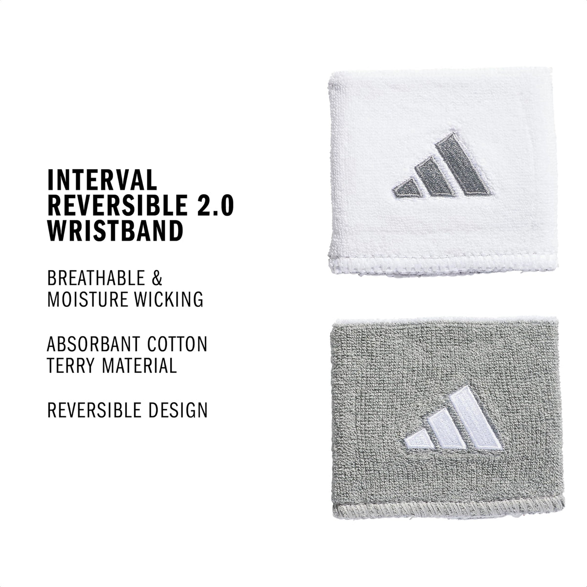 adidas Interval Reversible Wristband