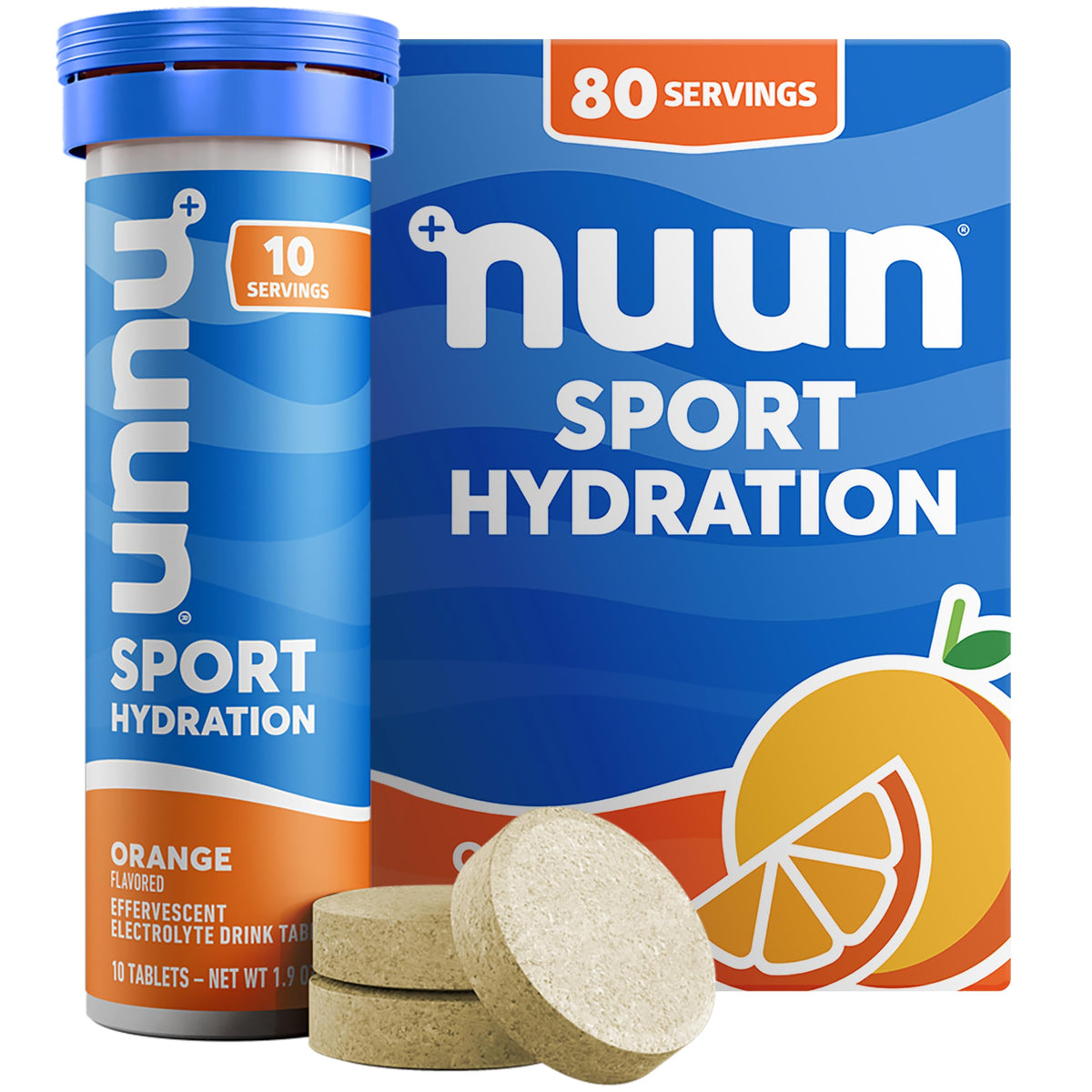 Nuun Sport Electrolyte Tablets with Magnesium, Calcium, Potassium, Chloride & Sodium, Gluten Free & Vegan, Mixed Flavors, 6 Pack (60 Servings Total)