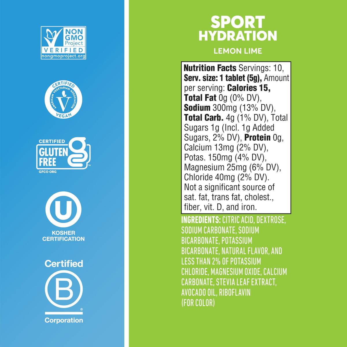 Nuun Sport Electrolyte Tablets with Magnesium, Calcium, Potassium, Chloride & Sodium, Gluten Free & Vegan, Mixed Flavors, 6 Pack (60 Servings Total)