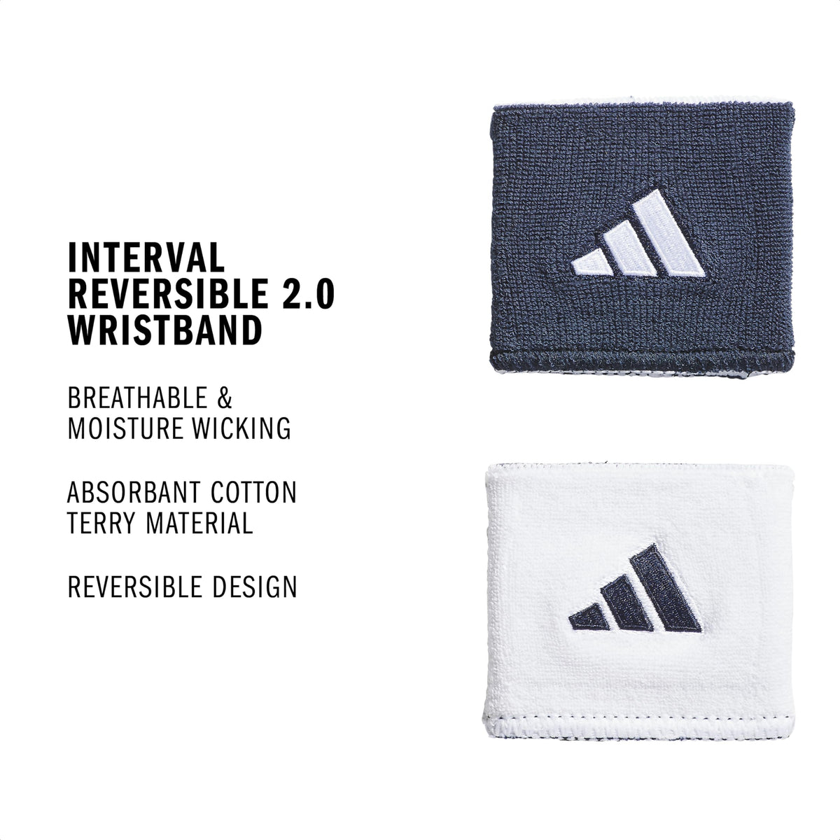 adidas Interval Reversible Wristband