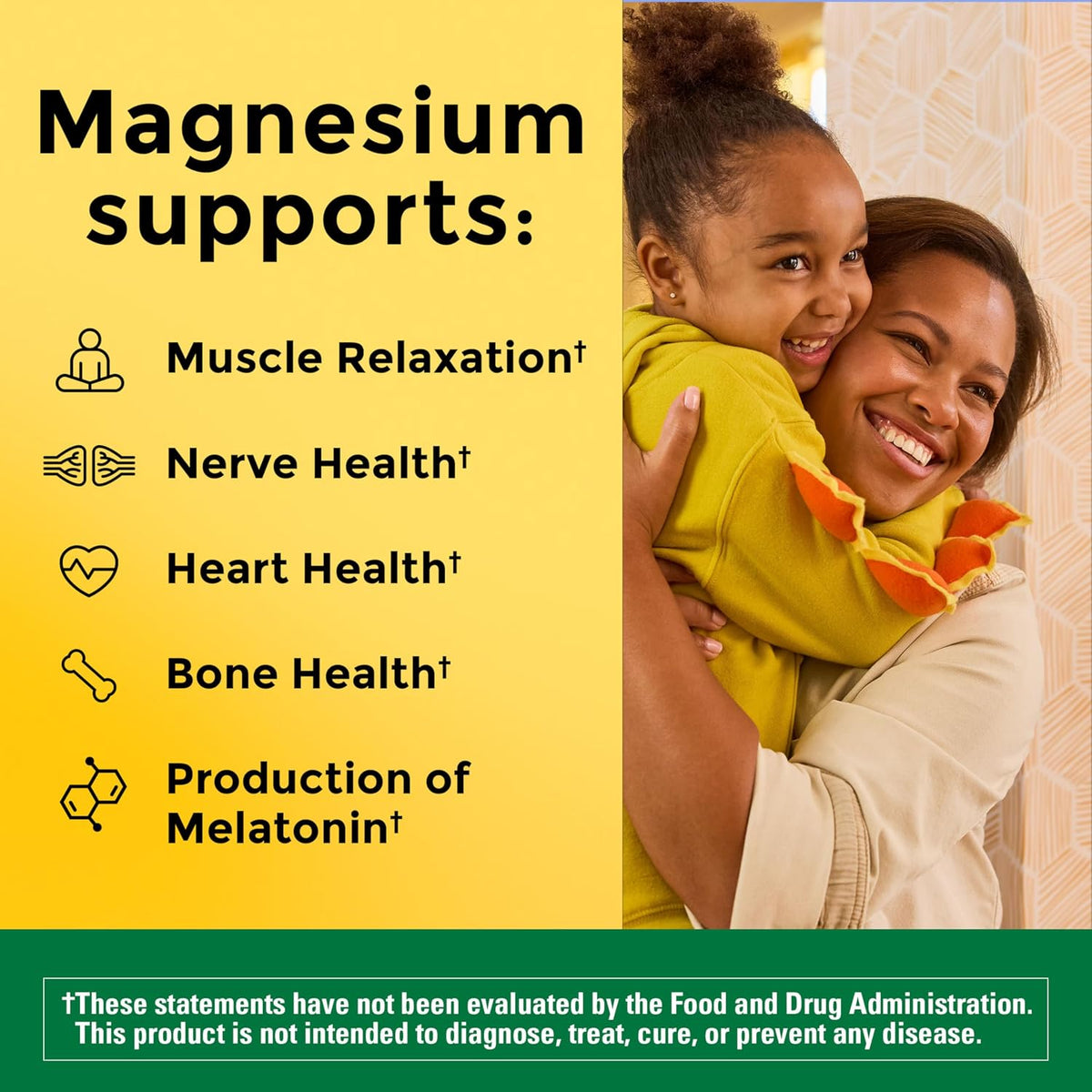 Nature Made Magnesium Complex Supplement with Vitamin D & Zinc, 60 Capsules