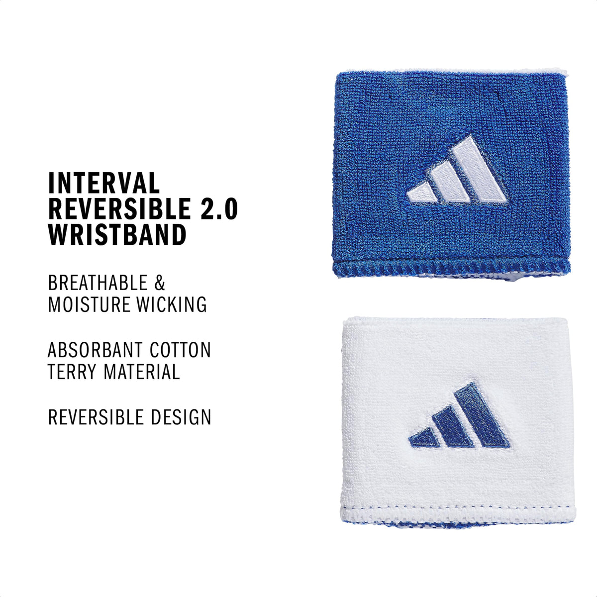 adidas Interval Reversible Wristband
