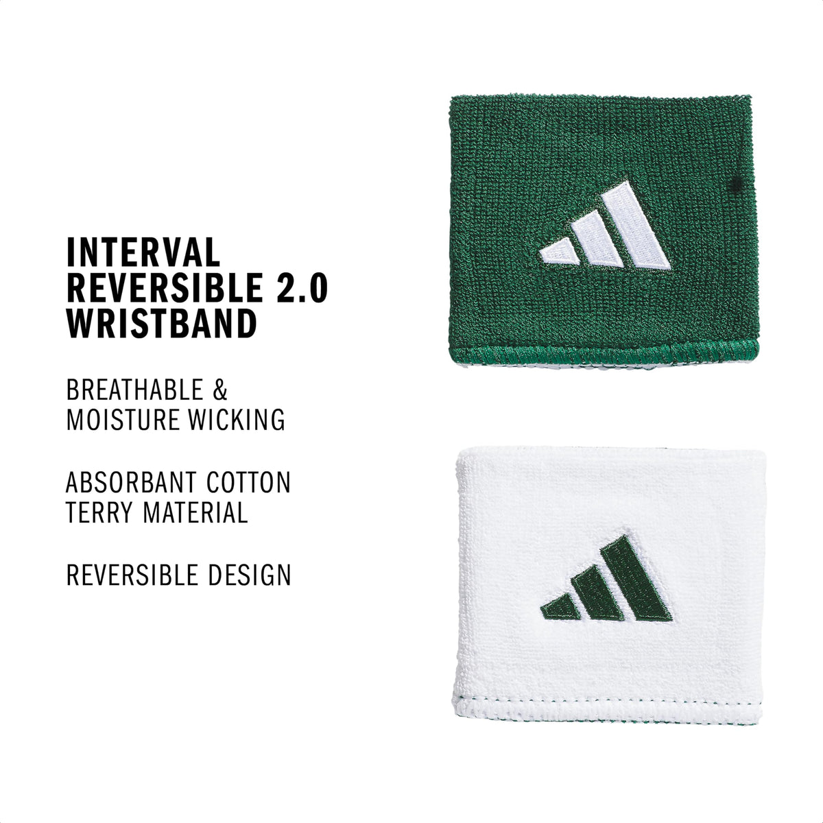 adidas Interval Reversible Wristband