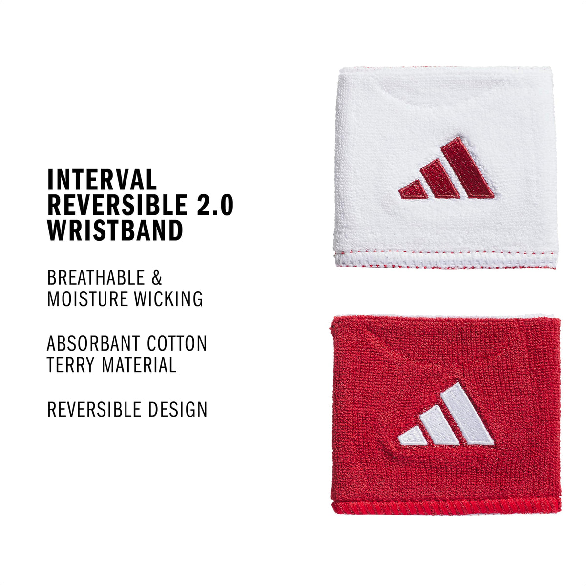 adidas Interval Reversible Wristband