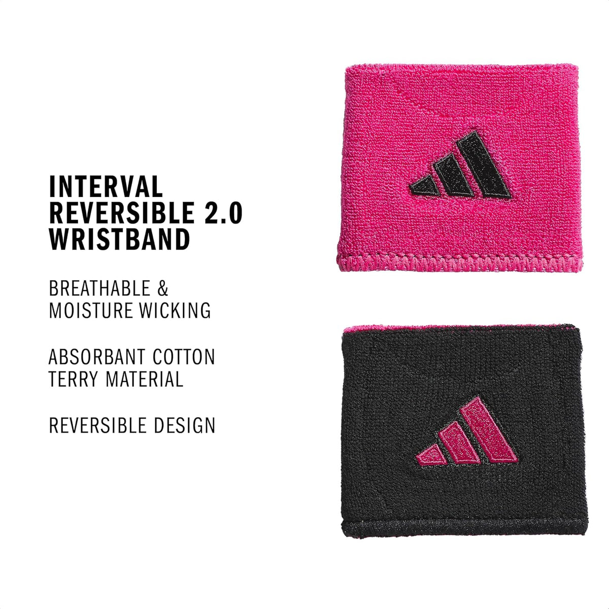 adidas Interval Reversible Wristband