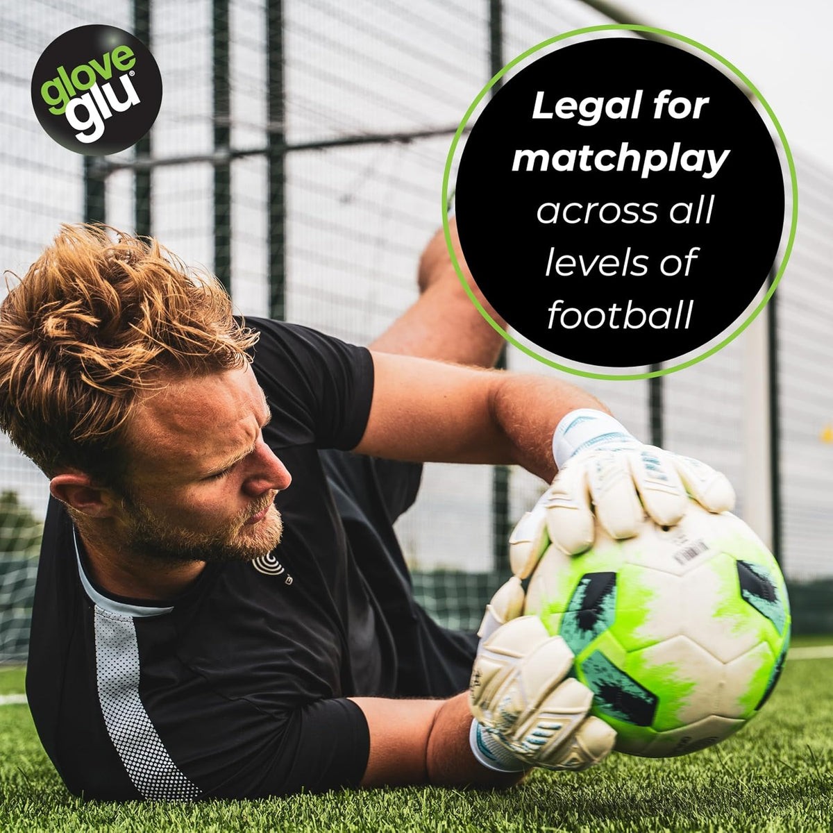 Gloveglu MEGAgrip Goalkeeper Glove Grip Spray | Advanced Goalkeeper Glove Palm Grip Reviver | Improved Catching & Better Ball Handling
