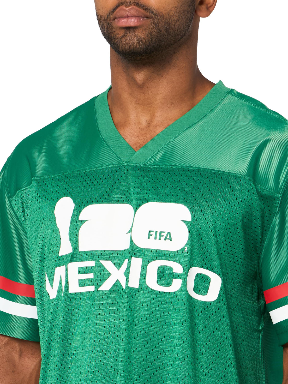 Outerstuff FIFA World Cup 2026 Mens Short Sleeve V-Neck Football Jersey