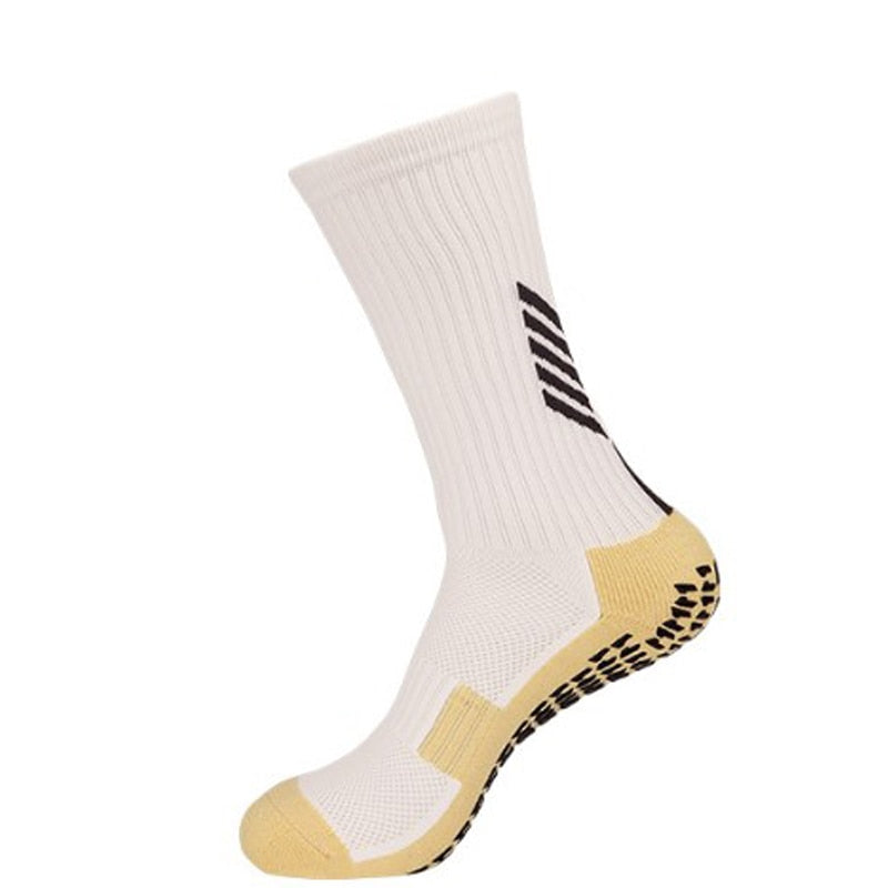 Anti Slip Football Soccer Socks - Men, Teen & Kids