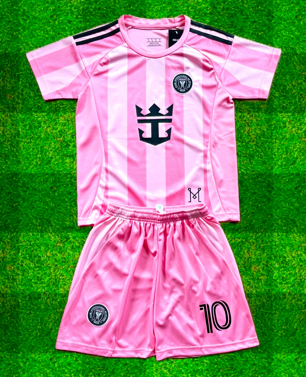 Pink Lionel Messi Kids Soccer Jersey - Set of 2