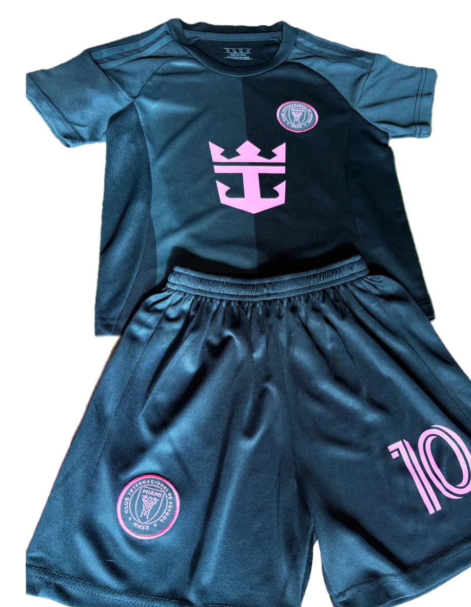 Lionel Messi Black Miami Jersey - 2025 Kids Set