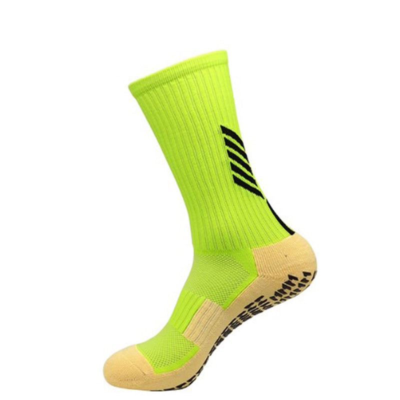 Anti Slip Football Soccer Socks - Men, Teen & Kids