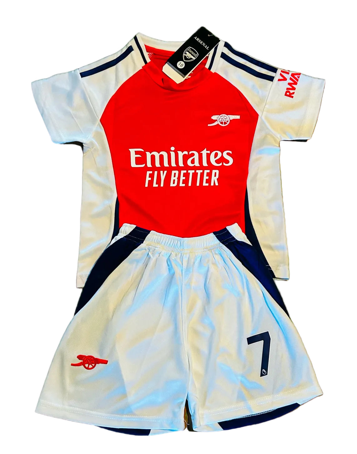 Bukayo Saka Arsenal Kids Soccer Jersey Kit