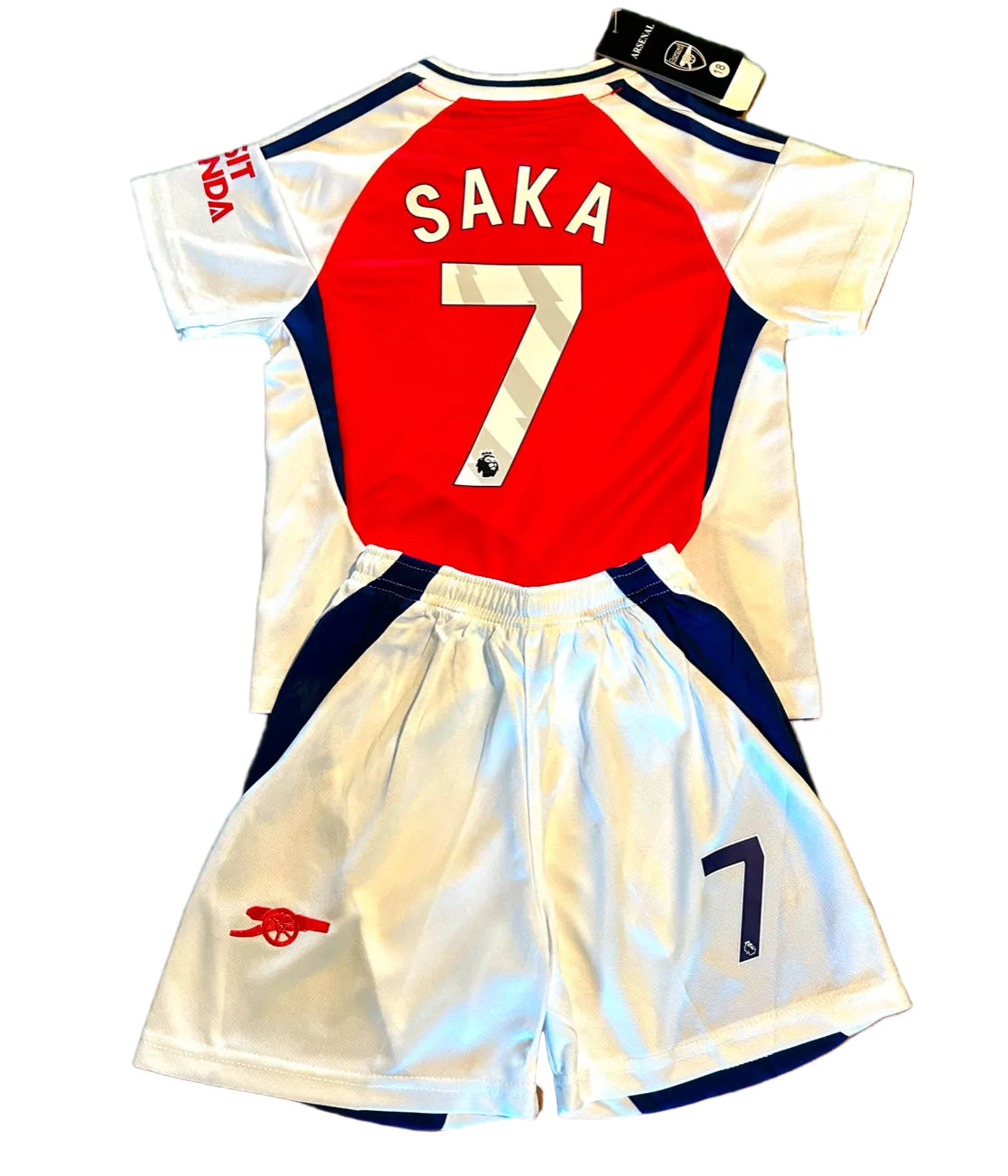 Bukayo Saka Arsenal Kids Soccer Jersey Kit